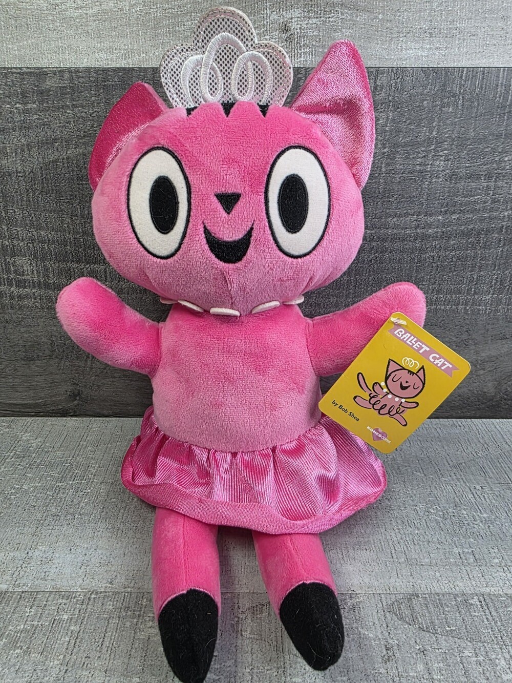 New Ballet Cat Bob Shea Kohl's Cares Plush Animal Pearl Necklace Tutu Tiara g19